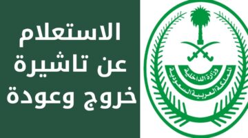 الاستعلام عن تأشيرة الخروج والعودة في المملكة العربية السعودية 2023