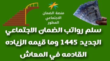 تدرج سلم معاشات الضمان الاجتماعي الجديد 1445 وشروط الحصول عليه