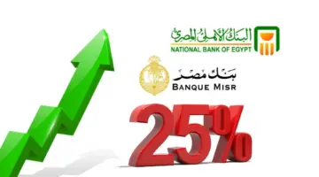 " المركزي" 260 مليار حصيلة شهادات البنك الأهلي المصري ذات العائد 25 و 22,5 %