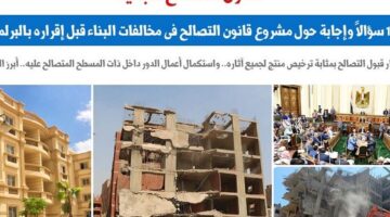 " الرئيس السيسي" يصدق على قانون التصالح في مخالفات البناء وتقنين أوضاعها 2023