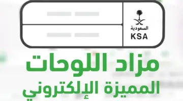 " المرور" تطرح مزاد اللوحات المميزة الإلكترونية غدًا عبر أبشر