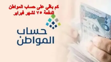 خبر محزن تأخير موعد الصرف.. كم باقي على حساب المواطن الدفعة 75 لشهر فبراير؟ العناية بالمستفيدين تكشف عن الموعد