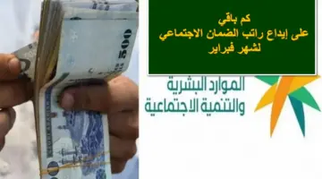 كم يوما على إيداع الضمان الاجتماعي لدفعة أغسطس؟.. الموارد البشرية تجيب