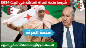 ما الوثائق المطلوبة للحصول على منحة المرأة الماكثة في المنزل في الجزائر؟