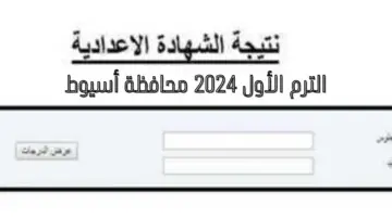 "مبروك الناجحين" .. لينك الاستعلام عن نتيجة الشهادة الإعدادية الترم الأول 2024 محافظة أسيوط