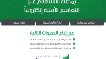 السلطات بالسعودية توضح أمر هام خاص بـ إيقاف الخدمات والمنع من السفر