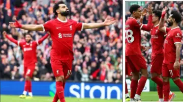 "بعد التألق أمام برايتون" ليفربول تتغنى بالفرعون المصري محمد صلاح