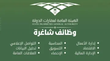 عقارات الدولة تطرح وظائف شاغرة إدارية متنوعة لحملة الشهادة الجامعية
