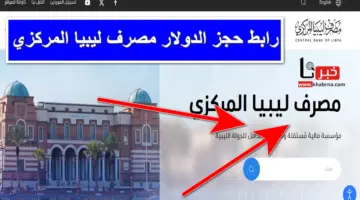 أحصل عليها الآن .. رابط حجز الدولار مصرف ليبيا المركزي 4000 دولار إلكترونياً بدون زيارة البنك