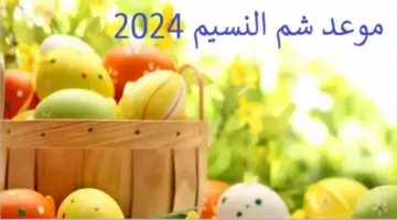 "أطول إجازة رسمية مدفوعة الأجر" موعد اجازة شم النسيم 2024 للقطاع الحكومي والخاص