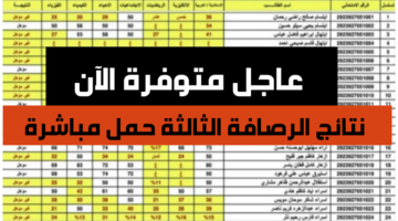 صدرت الان نتائج السادس ابتدائي ديالى الدور الاول 2024 موقع نتائجنا