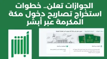 بالتفاصيل "كيفية استخراج تصريح دخول مكة عبر منصة أبشر 1445 ومتى يمنع الدخول؟"