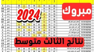 "هات نتيجتك قبل أي حد" .. ظهرت الآن بخطوات الاستعلام عن نتائج الثالث المتوسط 2024