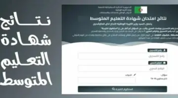 بالخطوات.. رابط كشف نقاط شهادة التعليم المتوسط في الجزائر 2024