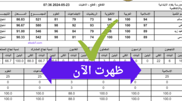 رابط results.mlazemna.com الآن نتائج السادس الاعدادي الدور الثالث ٢٠٢٤ pdf موقع نتائجنا الوزاري