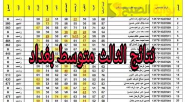 "اعرف نتيجتك".. رابط نتائج الثالث متوسط بغداد 2024 من خلال موقع نتائجنا