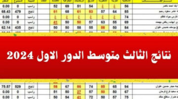 نتائج الثالث متوسط 2024 الدور الأول drive في العراق نتائجنا وزارة التربية العراقية epedu.gov.iq