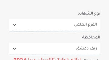 "الشهادة الثانوية" نتائج شهادة بكالوريا سوريا 2024 Www moed.gov.sy النتائج الامتحانية حسب الاسم