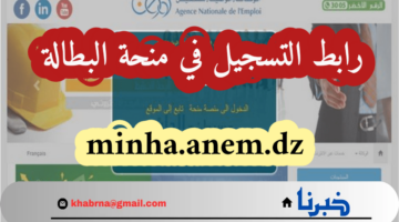 سارع بالتسجيل في منحة البطالة 2024 الجزائر عبر الرابط minha.anem.dz وجددها كل 6 أشهر