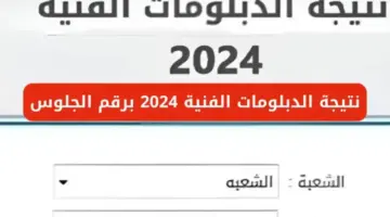 هُنا fany.emis.gov.eg .. نتيجة الدبلومات الفنية برقم الجلوس برابط رسمي فعال وسريع 