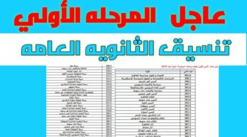 "الآن".. توقعات تنسيق الشهادة الإعدادية المرحلة الثانية 2024 2025 محافظة القليوبية