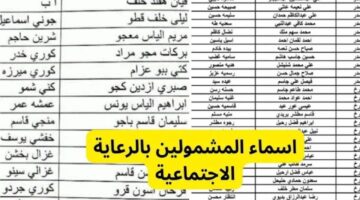 حملها الآن.. رابط كشوفات أسماء المشمولين بالرعاية الاجتماعية الوجبة الأخيرة العراق