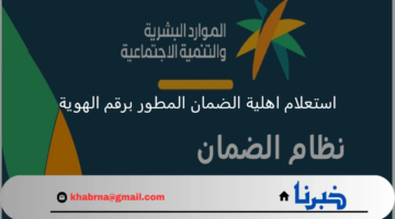 كيف يمكن استعلام اهلية الضمان المطور برقم الهوية؟ "وزارة الموارد البشرية" توضح