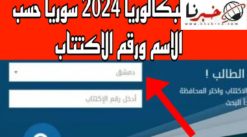 رابط استخراج نتيجة البكالوريا 2024 الدورة الأولى بـ الحسكة ودرعا