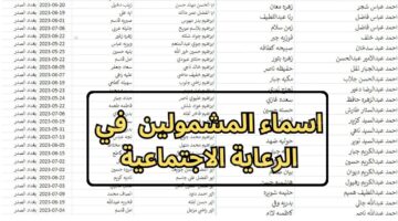الأن.. رابط أسماء الرعاية الاجتماعية الوجبة السابعة في العراق عبر مظلتي