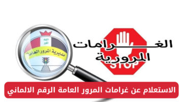 من هنا.. الاستعلام عن غرامات المرور الرقم الألماني 2024 اعرف كافة التفاصيل