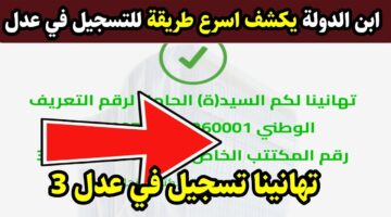 متى تنتهي تسجيلات عدل 2024 رسميًا؟ الوكالة الوطنية تنشر مواعيد التسجيل المتاحة