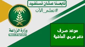 "وزارة البيئة والمياة" توضح للجميع موعد صرف دعم المواشي 1446 وشروط التسجيل الجديدة