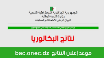 التعليم الجزائرية تعلن عن ظهور نتائج البكالوريا الجزائر 2024 جميع الولايات