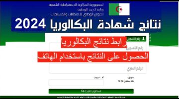 ظهرت الآن.. كيفية الحصول على نتائج بكالوريا الجزائر 2024 من الموقع الرسمي