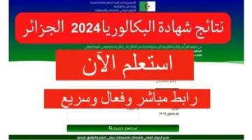 برابط مباشر.. نتائج بكالوريا الجزائر 2024 عبر بوابة الديوان الوطني
