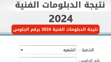 رابط مباشر وسريع.. نتيجة الدبلومات الفنية 2024 برقم الجلوس صناعي وزراعي وتجاري