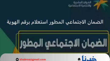 وزارة الموارد البشرية توضح خطوات الاستعلام عن الضمان الاجتماعي المطور 1446