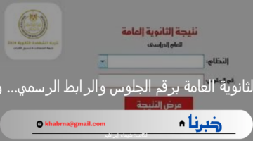 جاري الرفع نتيجة الثانوية العامة برقم الجلوس والرابط الرسمي 2024 وزارة التعليم توضح التفاصيل