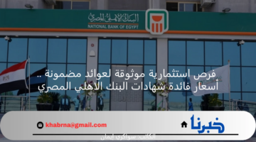 فرص استثمارية موثوقة لعوائد مضمونة .. أسعار فائدة شهادات البنك الاهلي المصري
