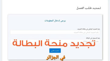 "جددها الآن".. كيفية تجديد منحة البطالة 2024 الجزائر وأهم الشروط للحصول عليها