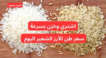 من هنا.. سعر طن الأرز الشعير اليوم الأربعاء 15 يناير 2025