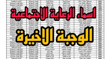 “منصة مظلتي“ رابط الاستعلام عن اسماء الرعاية الاجتماعية الوجبة الأخيرة 2025 بالعراق