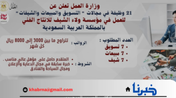 "براتب يصل إلى 8000 ريال" تفاصيل عن وظائف للمصريين في السعودية وكيفية التقديم عليها
