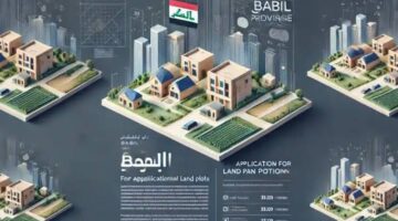 "ديوان بابل يُعلن فتح باب التقديم"... التقديم على قطع الأراضي بابل بالخطوات والفئات المؤهلة للتقديم 2024