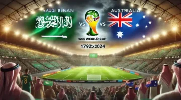 موعد مباراة السعودية واستراليا في تصفيات أسيا لكأس العالم 2026 والقنوات الناقلة
