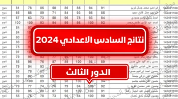استخرجها الـآن .. رابط نتائج السادس الاعدادي 2024 الدور الثالث بخطوات رسمية عبر موقع الوزارة التعليمية بكل المحافظات
