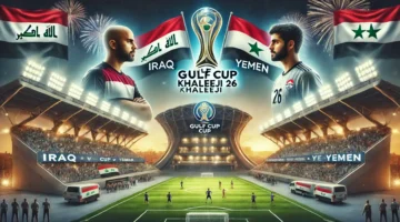 موعد مباراة العراق واليمن بكأس الخليج العربي وتردد القنوات الناقلة 2025