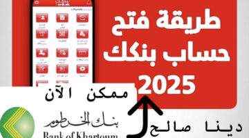 "خـدمـة بدون غلطة" فتح حساب في بنك الخرطوم بالرقم الوطني أو الجواز عبر الرابط الرسمي بنكك Bank of Elkhartoum