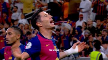 "بالثلاثة يا حبيبي!".. برشلونة يشعل ملعب الجوهرة المشعة ويتقدم بثلاثية ضد ريال مدريد في نهائي كأس السوبر الاسباني 2025