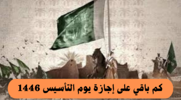 كم باقي على إجازة يوم التأسيس 1446 وما مظاهر الاحتفال بذكرى هذا اليوم؟